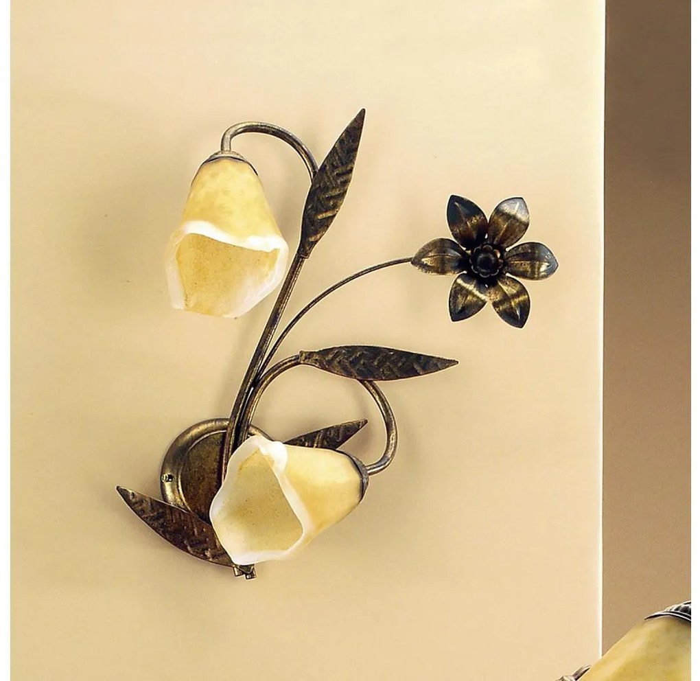 ONLI - Applique ALGA 2xE14/6W/230V bronzo