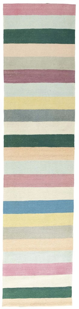 Kilim Tappeto 290x70 (Iran) Tessuto A Mano