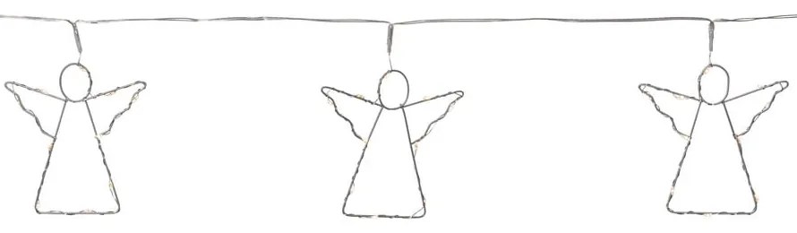 Catena luminosa con alimentazione a batteria 8 lampadine lunghezza totale 175 cm Angela – Star Trading