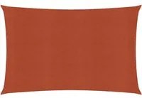 Vela Parasole 160 g/m Rettangolare Terracotta 3,5x5 m HDPE 311352