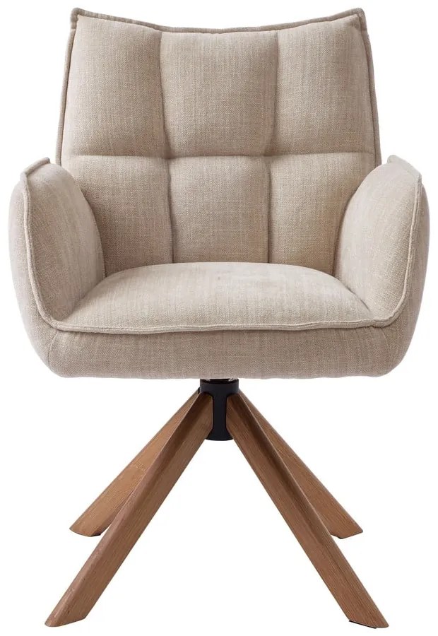 Set di sedie da pranzo color crema in imbottito 2 pz Marilla – Unique Furniture