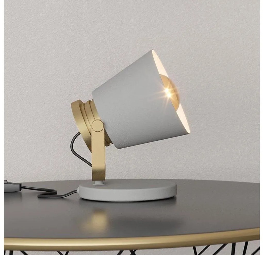 Eglo 43841 - Lampada da tavolo TWICKEN 1xE27/28W/230V