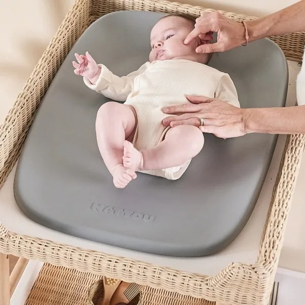 Nattou - Tappetino per il cambio SOFTY 50x70 cm grigio
