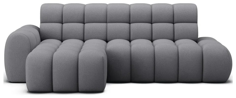 Divano angolare grigio allungabile (con penisola a sinistra/con chaise lounge) Ceedro – ELTAP