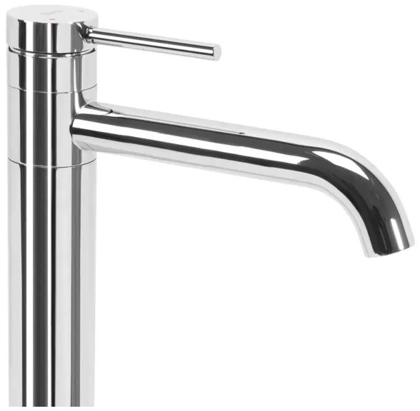 REA-B6100 - Miscelatore per lavabo LUNGIS 34,5 cm, cromato lucido