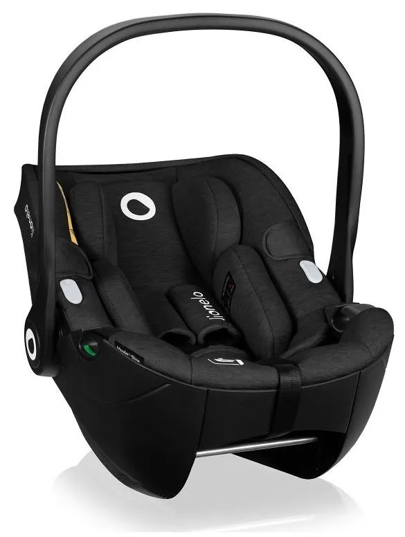 Lionelo - Seggiolino auto MOXIE i-Size 40-87 cm Nero Onice