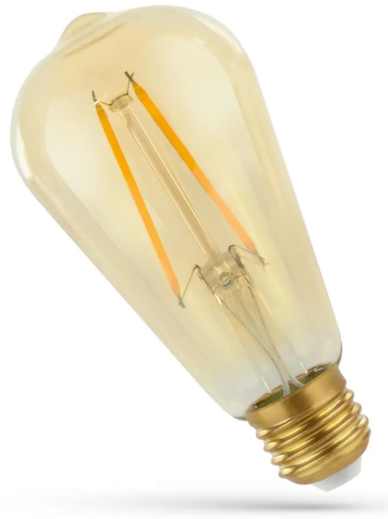 Bulbo Lampadina LED calda E-27 230V 5W Edison 14460 ST58