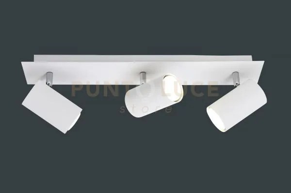 Marley barra 3 spots cilindri  bianco cm48 3 luci attacco gu10