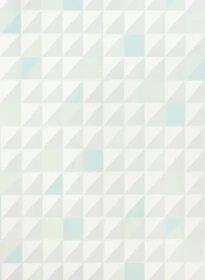 Majvillan Tapete Katinka - Grey/ Turquoise/ Green/ Cream