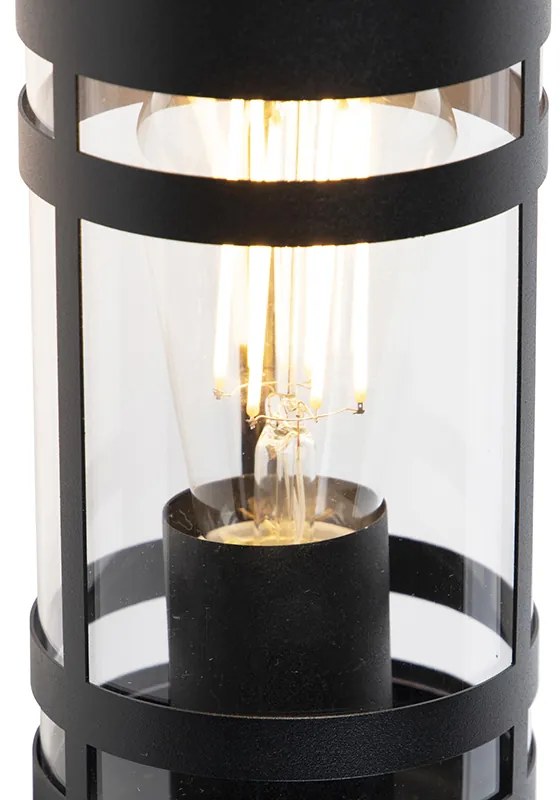 Lampada da parete per esterni nera con sensore di movimento IP44 - Gleam