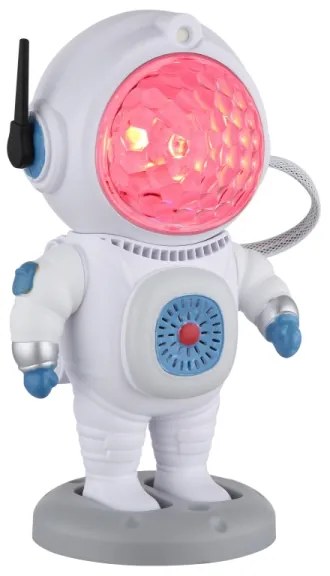 Globo 28084 - Lampada da tavolo LED RGB COSMO LED/6W/5V astronauta bianca