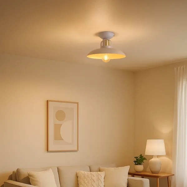 Brilagi - LED Lampadario a plafone FLAMENGO 1xE27/60W/230V beige