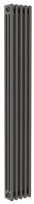 Radiatore acqua calda ERCOS Comby in acciaio 3 colonne, 5 elementi, interasse 1735 mm, grigio