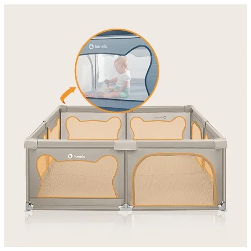 Lionelo - Recinto da gioco WILLOW XL beige