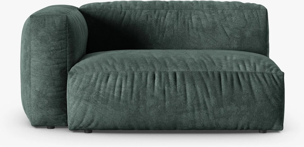 Modulo con bracciolo Martina in velluto – 160x120 cm