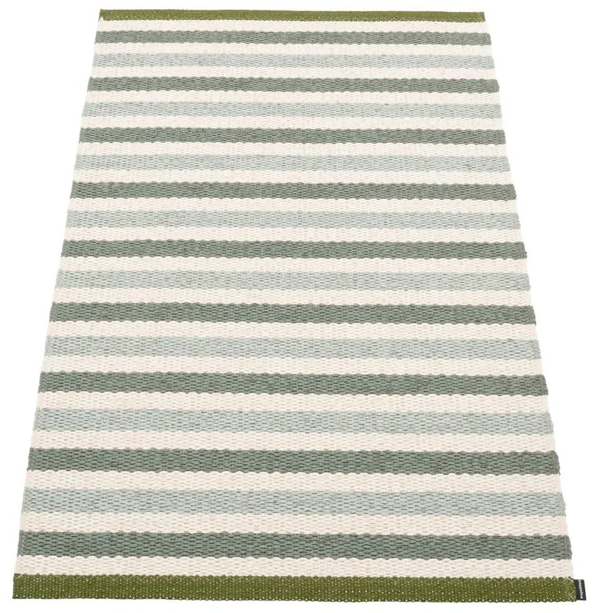 Tappeto da interno/esterno verde/color crema 70x120 cm Teo Sage – Pappelina