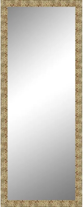 Specchio Aurora rettangolare in legno oro foglia 60 x 170 cm