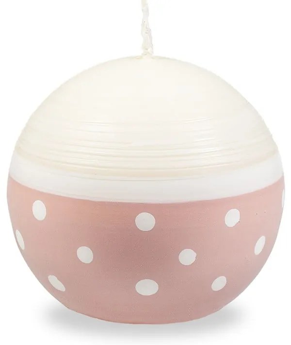 Candela bianca e rosa, durata di combustione 22 h Sweetness - Unipar