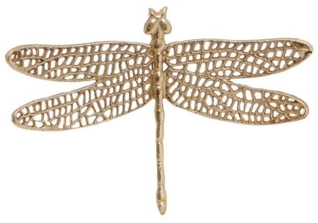 Decorazione murale in metallo 36x24 cm Dragonfly - Light &amp; Living