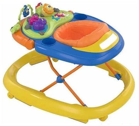 Chicco - Passeggino per bambini WALKY TALKY 2xAA giallo/blu