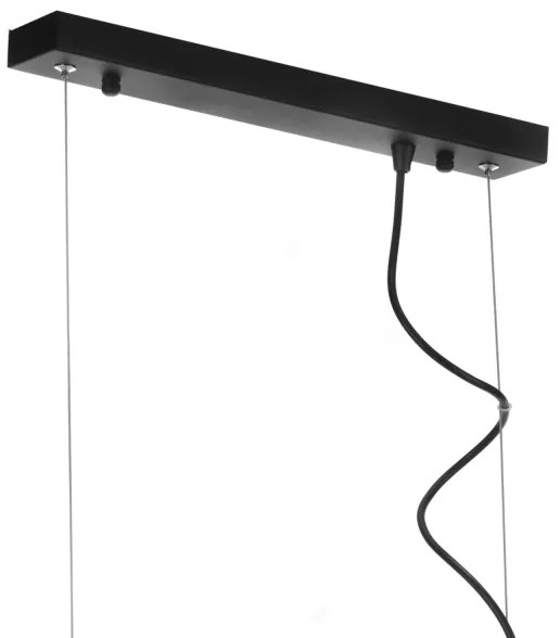 ONLI - Lampadario a sospensione con filo FLOKI 4xE27/15W/230V nero/rame