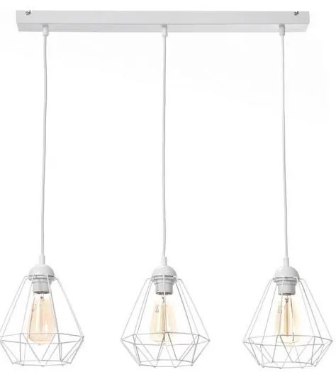 Lampadario a sospensione con filo DIAMENT MINI 3xE27/60W/230V