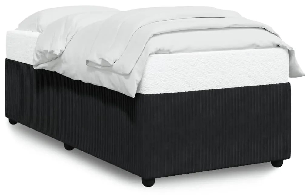 Giroletto Nero 90x190 Cm İn Velluto /