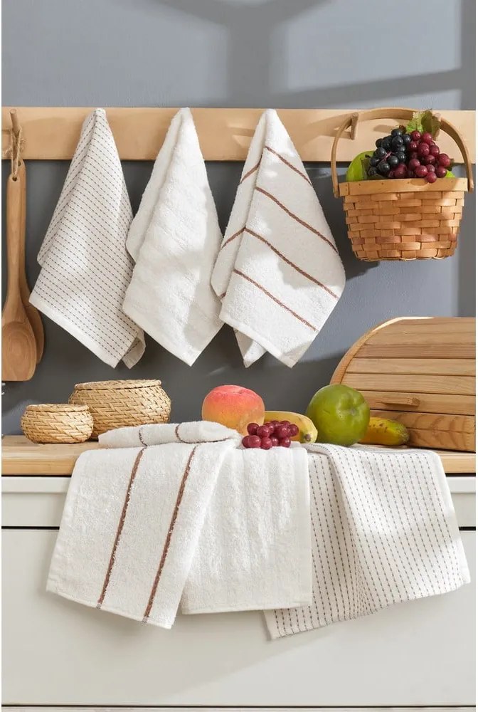 Set di strofinacci in cotone 6 pz 30x50 cm Sofya – Foutastic