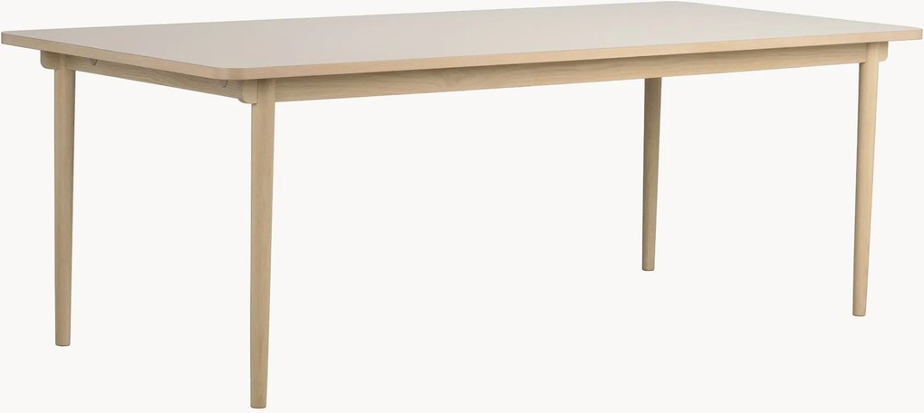 Tavolo allungabile in legno di quercia Fairmount, 220/265 x 95 cm