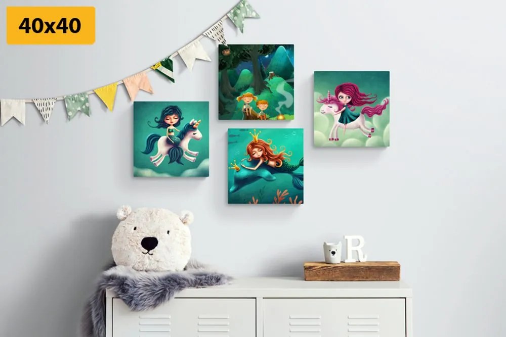 Set di quadri – Mondo magico