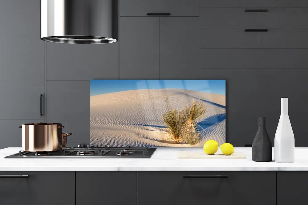 Rivestimento parete cucina Paesaggio di sabbia del deserto 140x70 cm