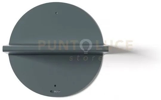 Consolle mensola moderna pois petrolio in ferro  30 (18cm di profon...