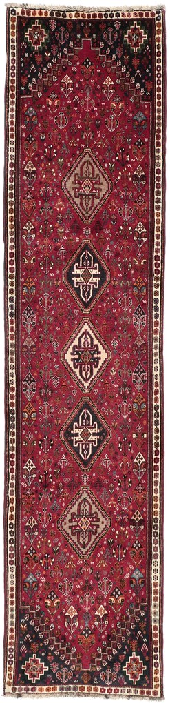 Gashguli Tappeto 290 x 70 (Iran) Annodato A Mano