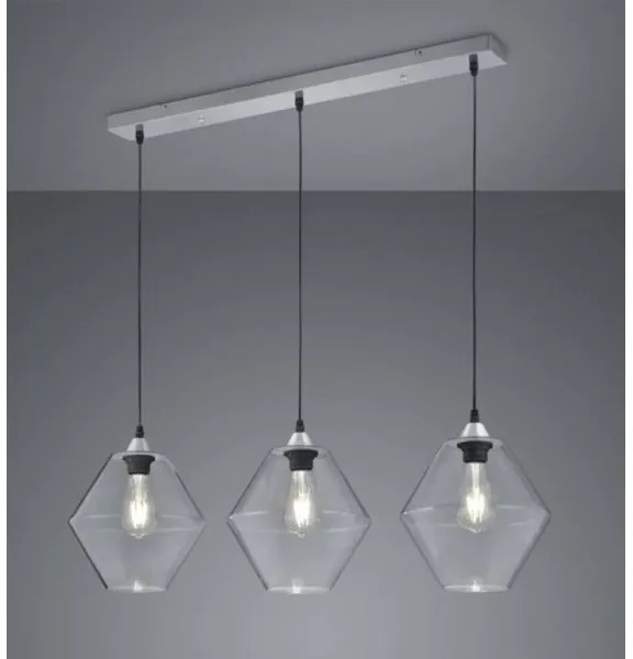 Reality - Lampadario a sospensione con filo TRENTO 3xE27/40W/230V