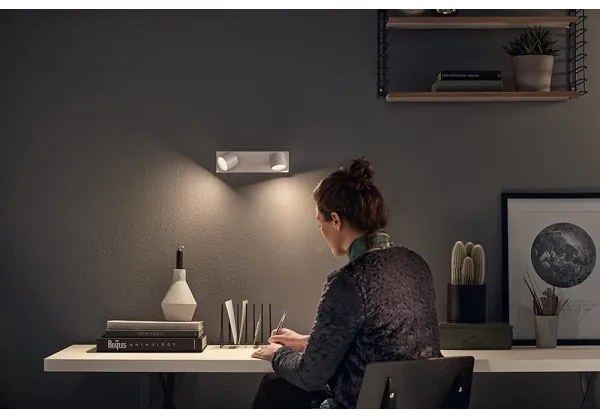 Philips 56242/31/P0 - Luce Spot a LED dimmerabile STAR 2xLED/4,5W/230V