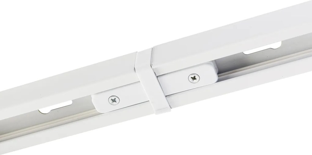 Sistema di illuminazione a binario intelligente con 6 faretti bianchi monofase 200 cm - Iconic Jeana