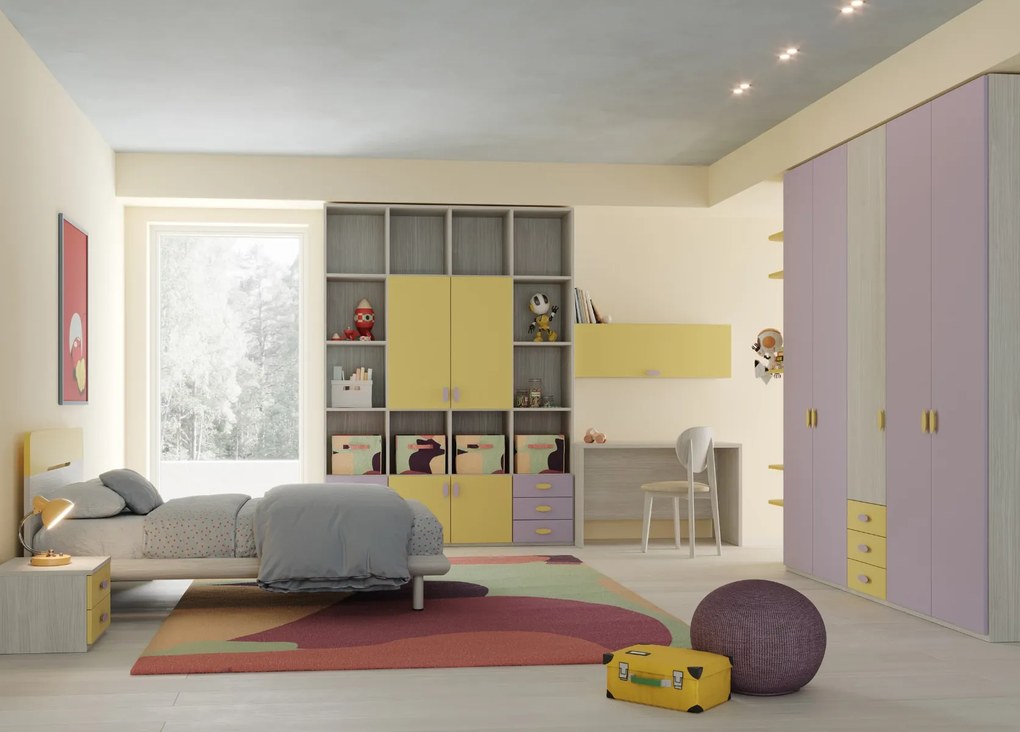 Libreria Nicolas linea Fly disponibile in 16 colori