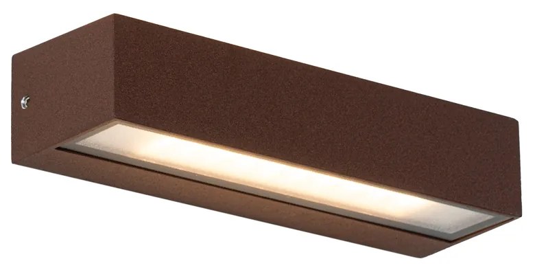 Applique da parete industriale ruggine incl. LED IP65 - Steph