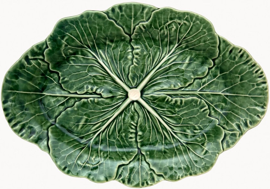 Set di 2 piatti ovali da portata Cabbage
