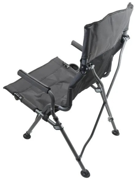 Sedia da campeggio pieghevole grigio