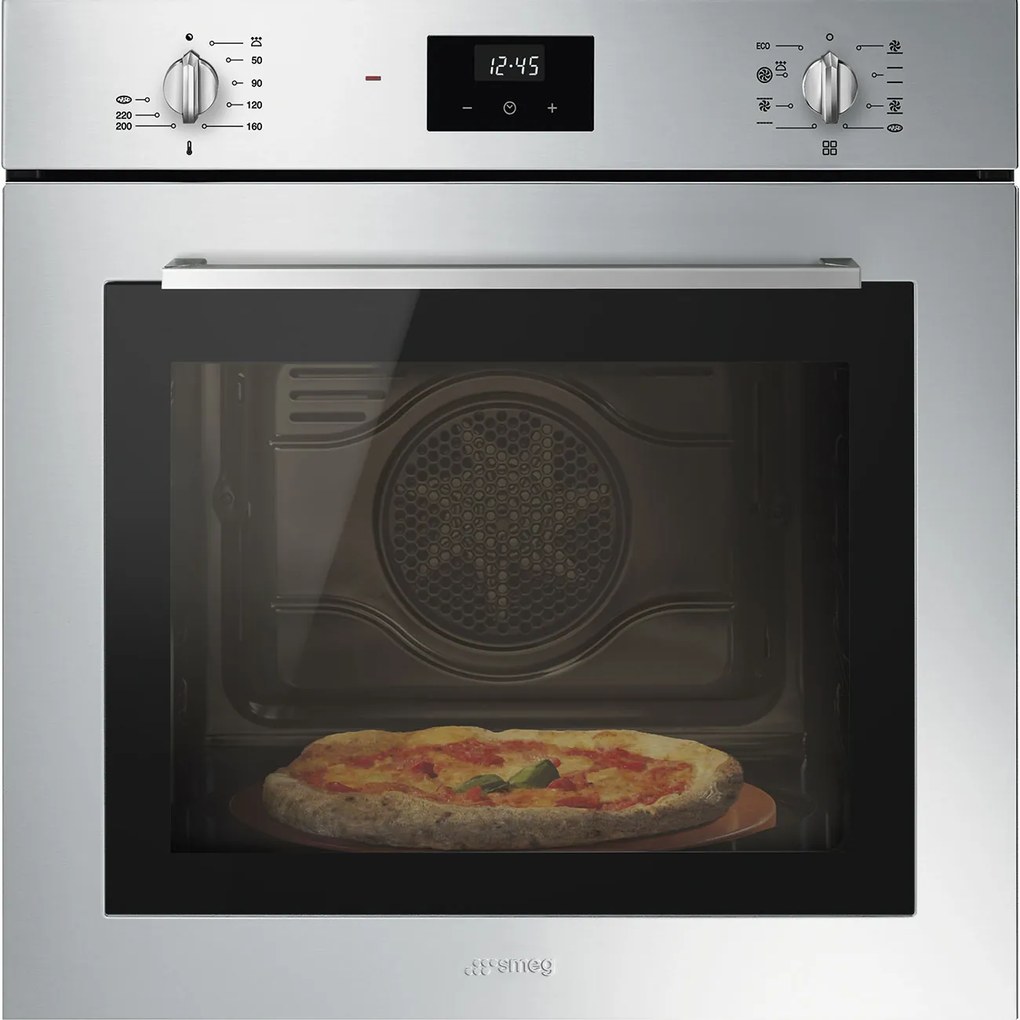 Forno da Incasso Smeg 60 cm, Termoventilato, Acciaio Inox, 8 Funzioni, Classe A