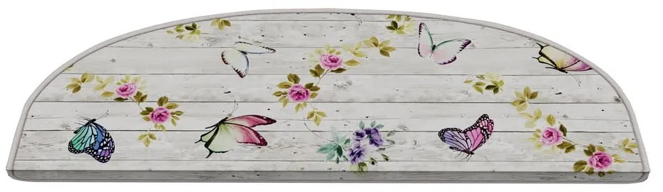 Gradini crema in set da 16 pezzi 20x65 cm Butterfly Life - Vitaus