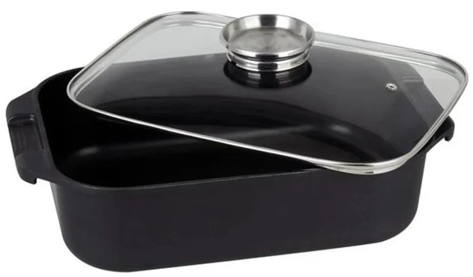 Teglia con coperchio TORO 6,5 l 34,5x10x24,5 cm nera