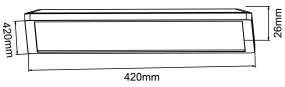 Brilliant - Plafoniera dimmerabile a LED SORELL LED/24W/230V nero + telecomando