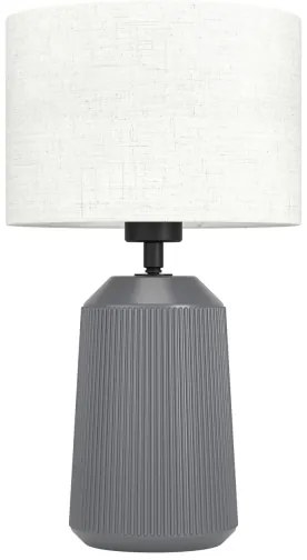 Eglo 900824 - Lampada da tavolo CAPALBIO 1xE27/40W/230V grigio