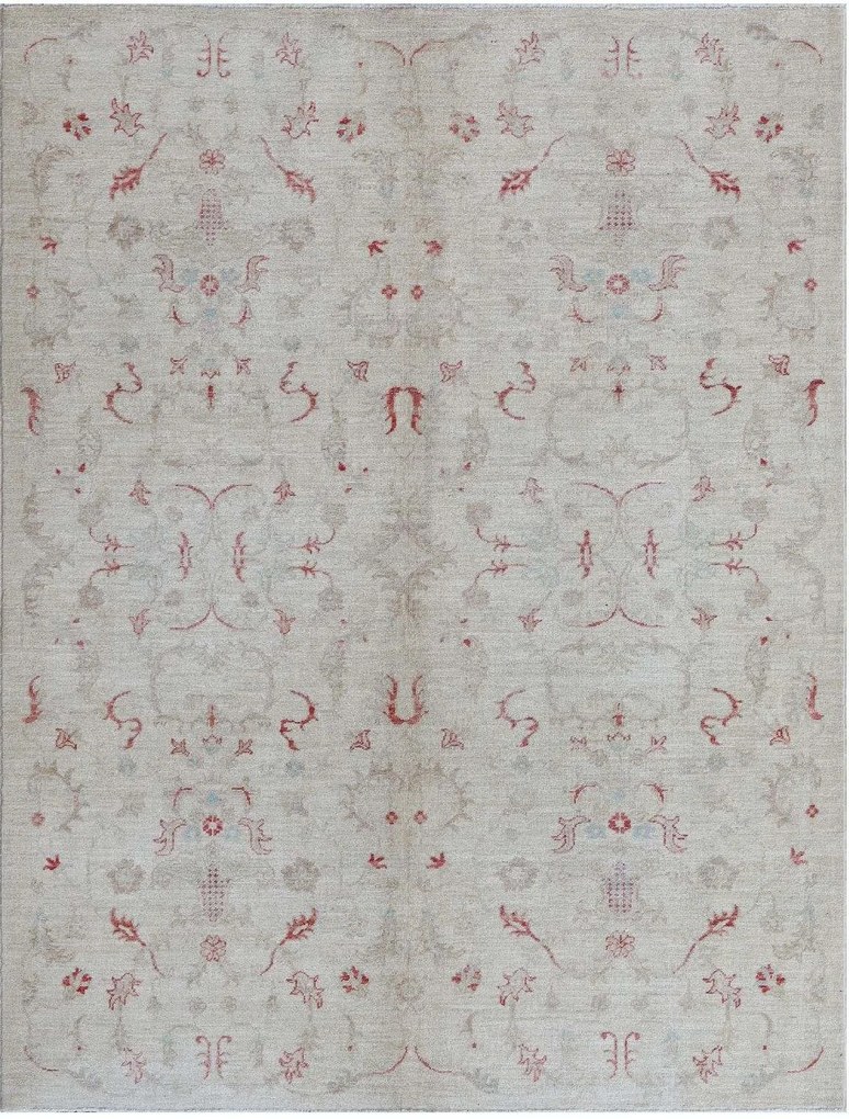 Ziegler Tappeto 200x150 Beige (Pakistan) Annodato A Mano