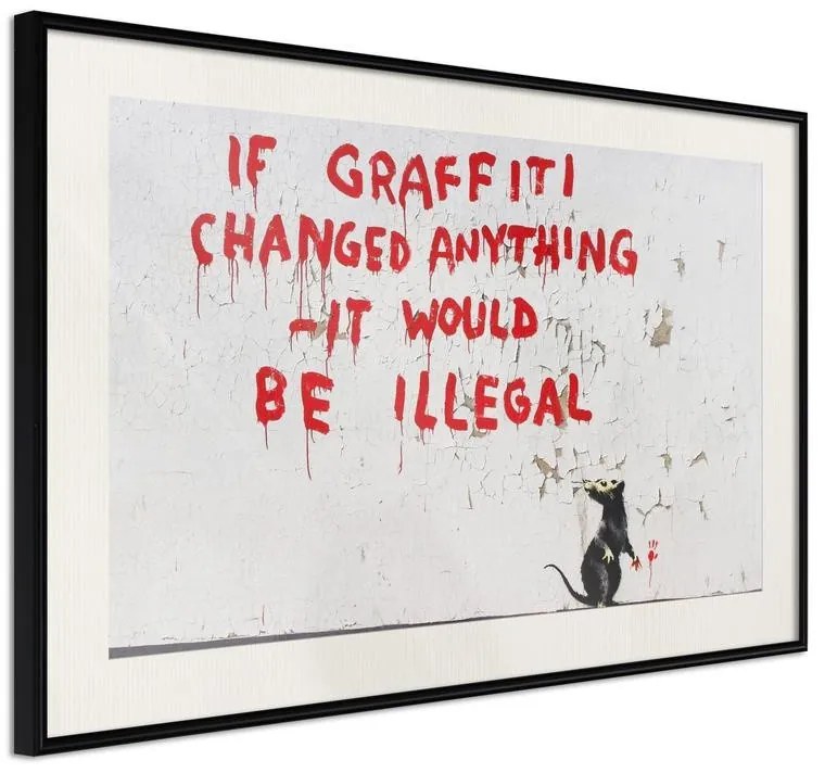 Poster Banksy: If Graffiti Changed Anything