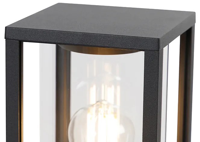 Lampada da terra per esterni industriale nera 100 cm IP44 - Charlois