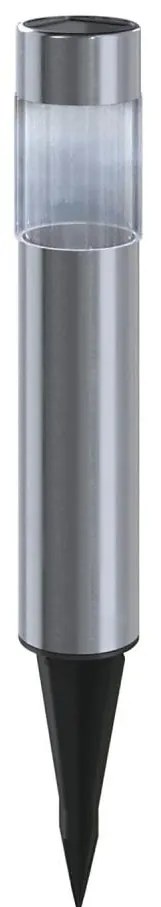 Aigostar - Lampada solare LED LED/0,006W/1,2V 31,5 cm cromo 6500K IP44