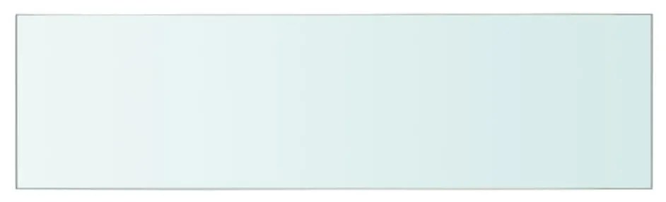 Mensola in vetro trasparente 50x12 cm